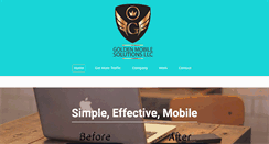 Desktop Screenshot of goldenmobilesolutions.com